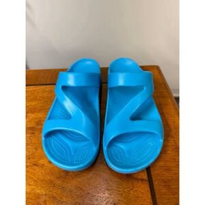 Dawgs Z-Sandals Blue Slip On Comfort Slide Sandals Womens Size 10 Mens 8 42